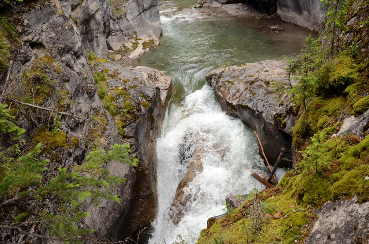 28 Small Waterfalls At Maligne Canyon Near Jasper